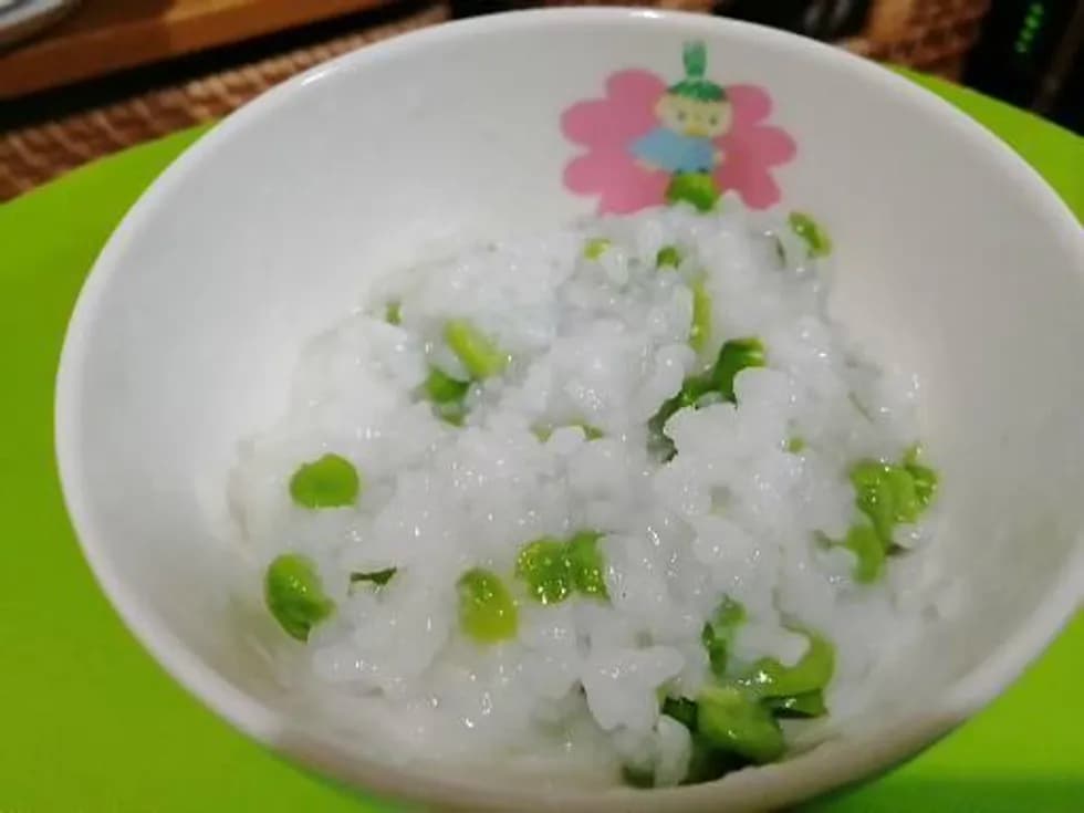 えんどう豆のおかゆ