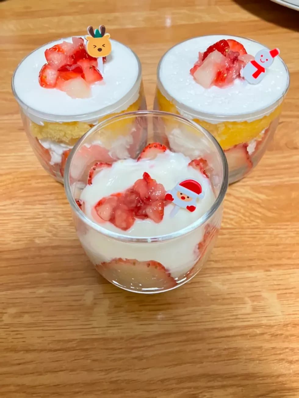 【離乳食中期】親子で食べれるクリスマスケーキ