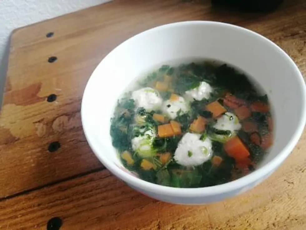 鶏団子とろみスープ