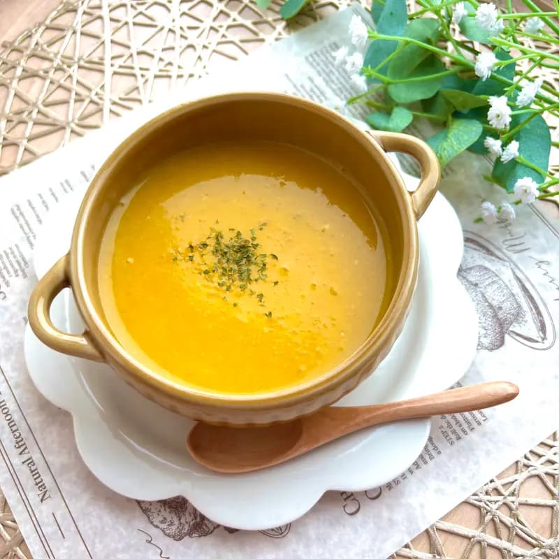 かぼちゃの塩麹豆乳ポタージュ