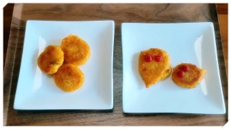 かぼちゃと豆腐のふんわりナゲット