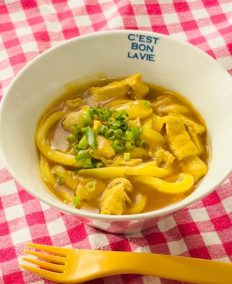 豚肉とたまねぎのカレーうどん