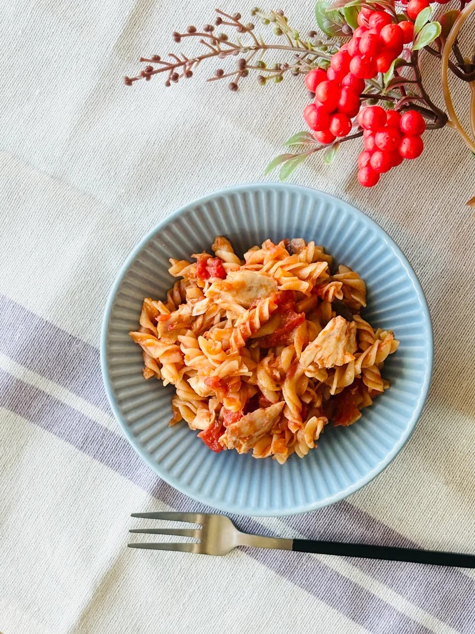 ぶりミートパスタ