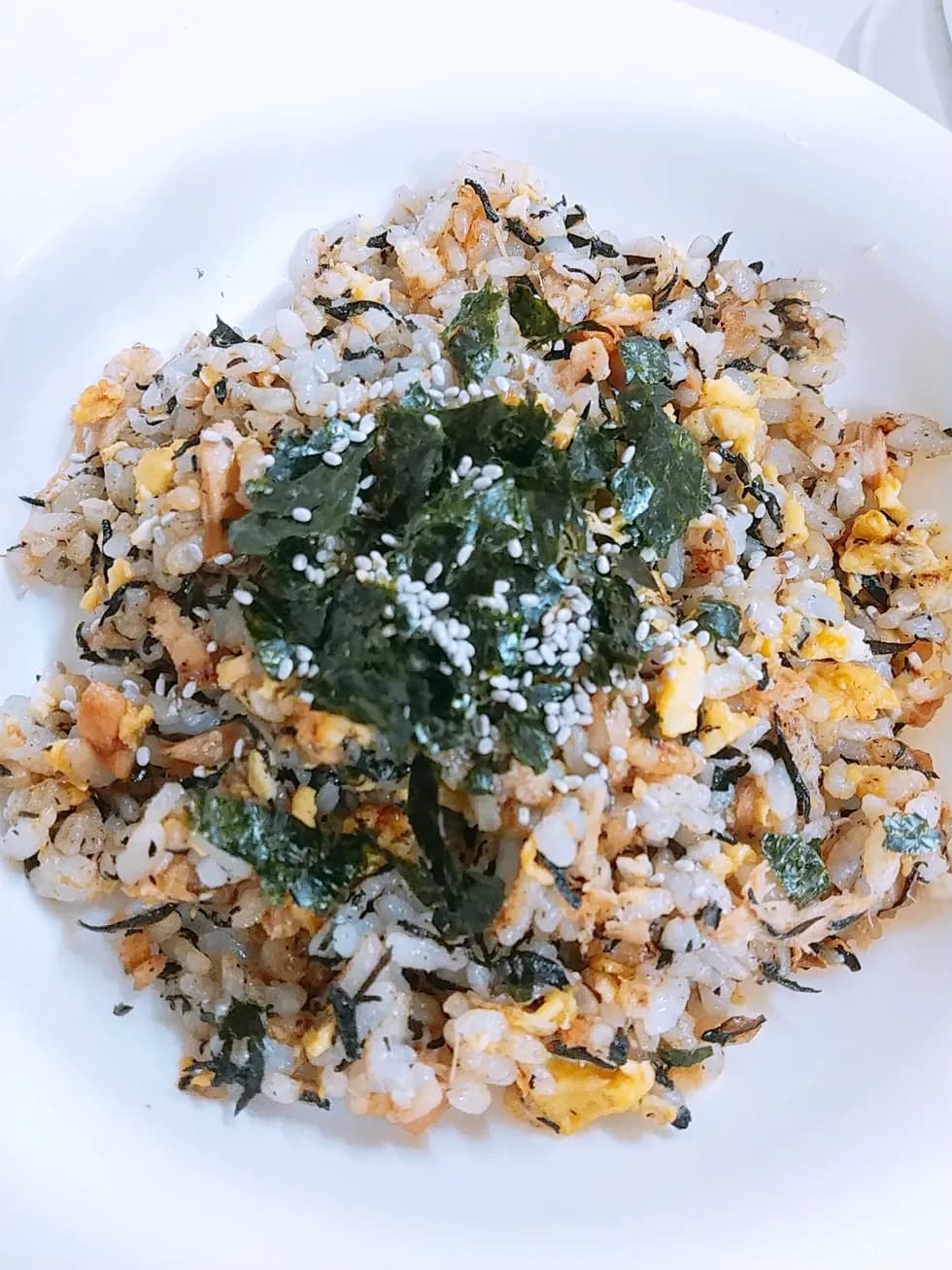 ひじきとツナの和風チャーハン