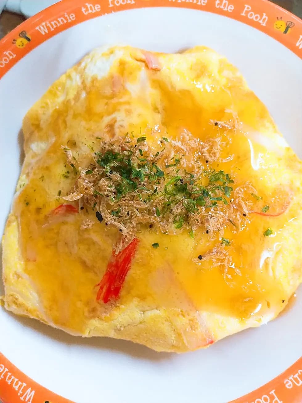 桜えびと青のりで栄養プラス☆天津飯