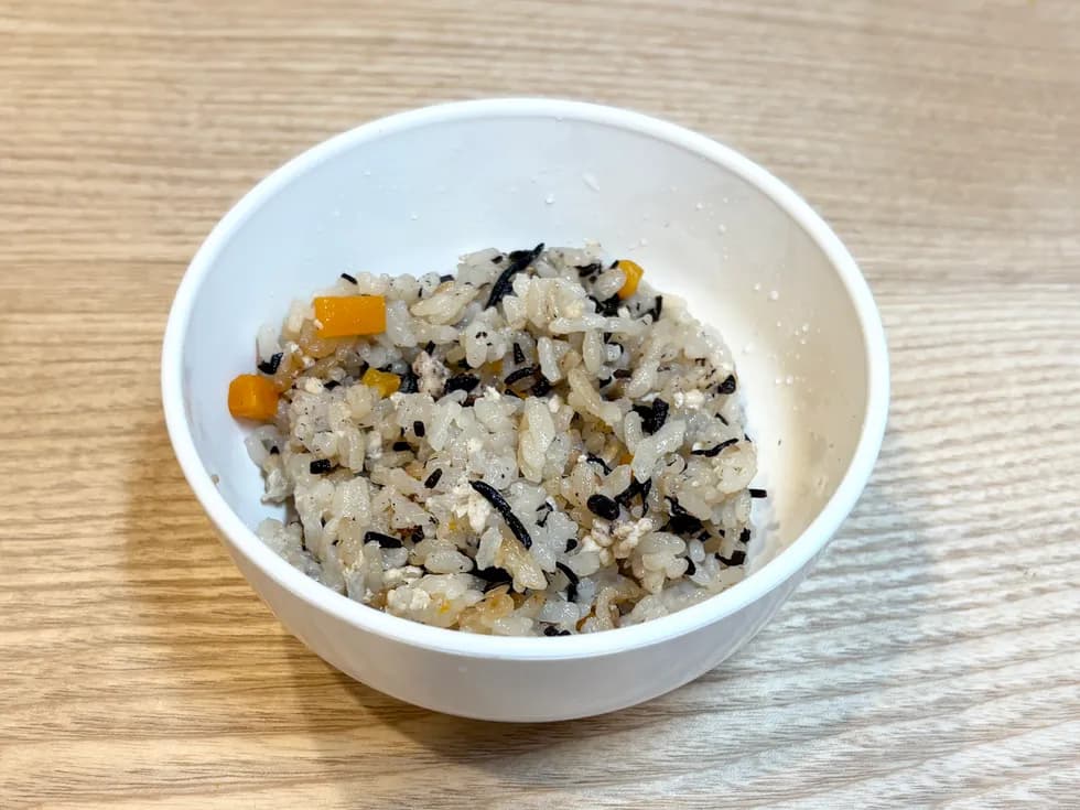 鶏とひじきの炊き込みご飯