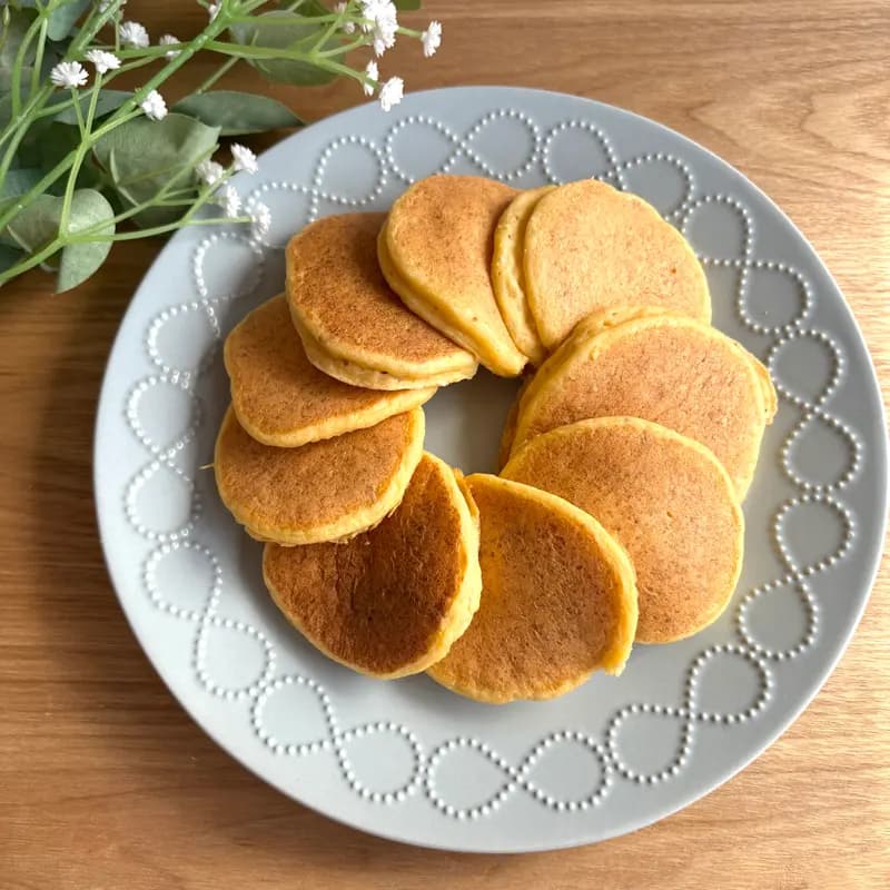 バナナと豆腐のパンケーキ