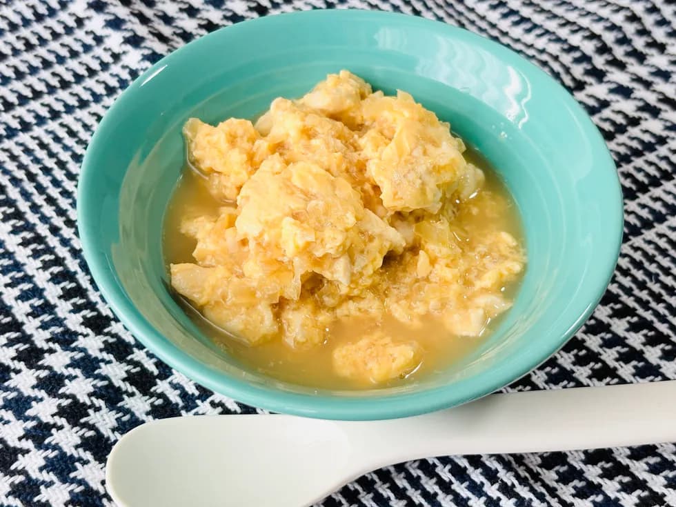 【5分で簡単】鶏ささみでレンジ親子煮