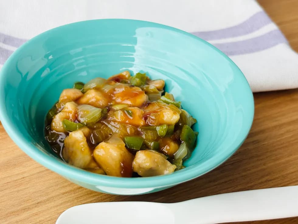 鶏肉と野菜の甘酢あん