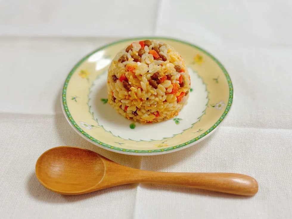 【便秘のときに】納豆チャーハン