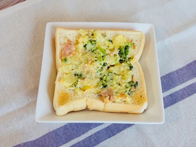 【朝ごはん】ポテトツナトースト