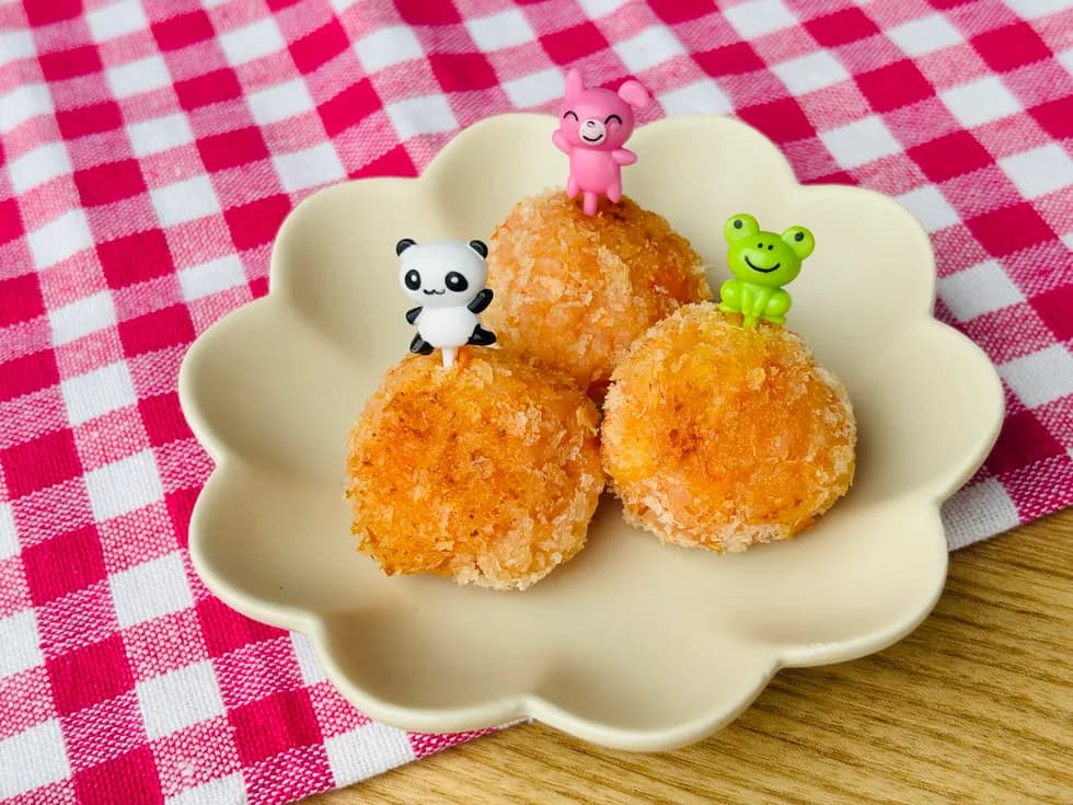 にんじんとチーズのライスコロッケ