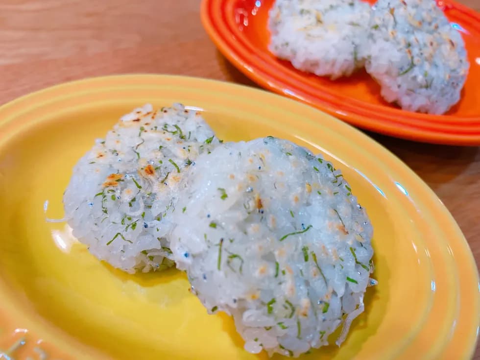 ちりめんと青のりのおやき