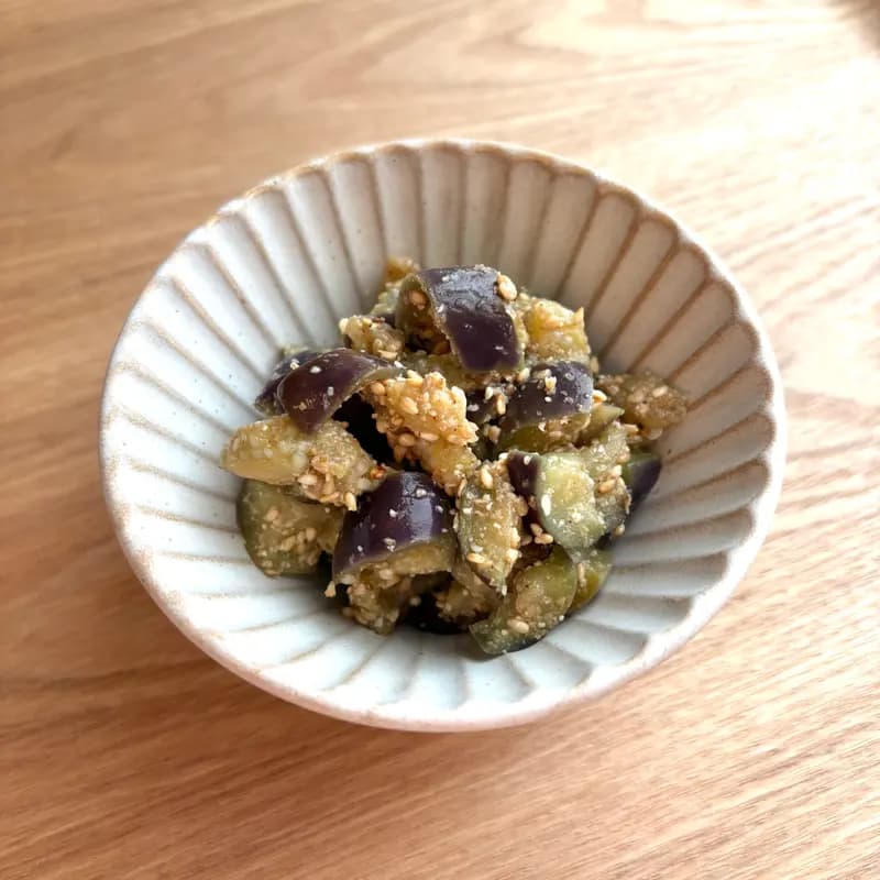 なすの胡麻和え