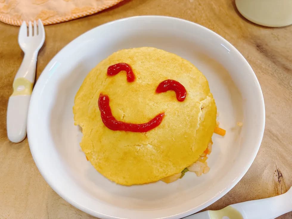 卵不使用のアレルギー安心★オムライス