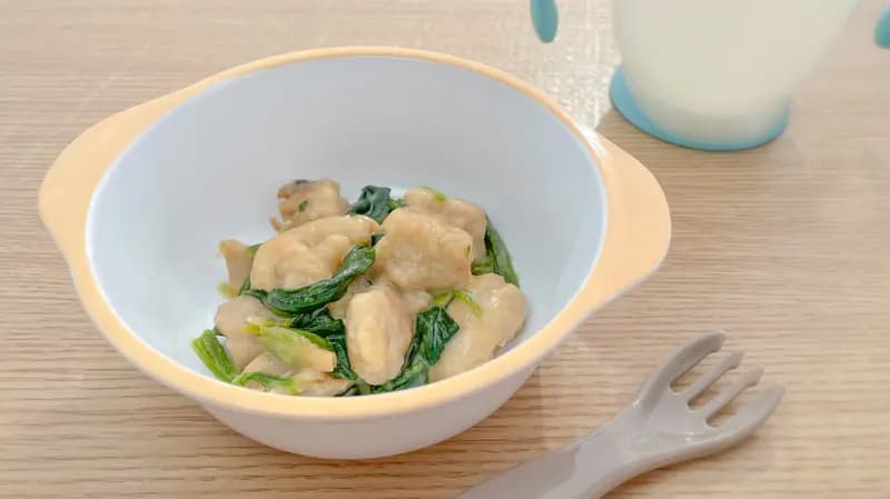 \青菜も食べやすい♪/鶏ももバター照り焼き