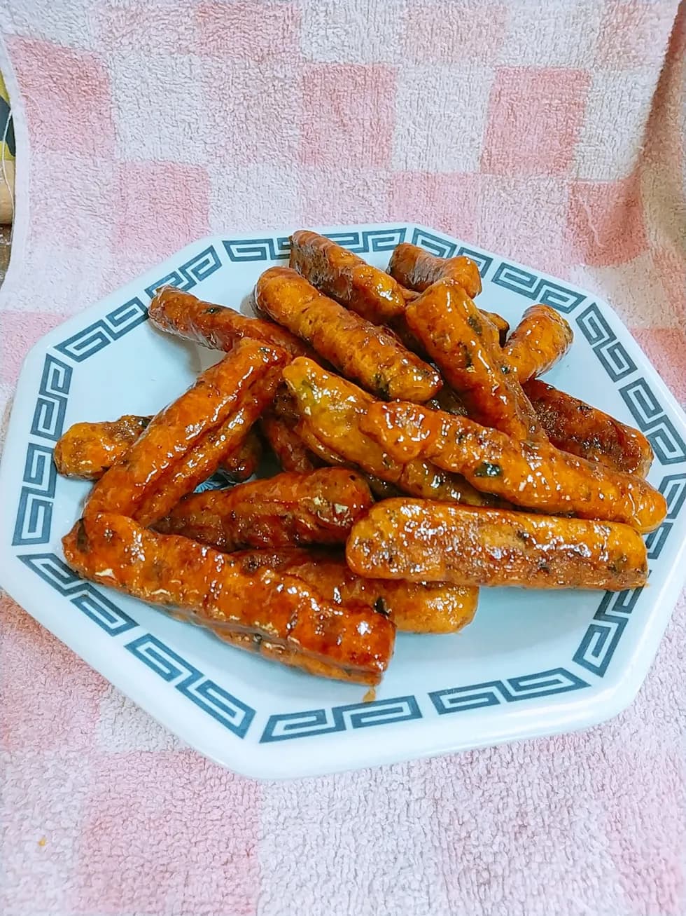 お野菜入り☆黒糖かりんとう風ドーナツ