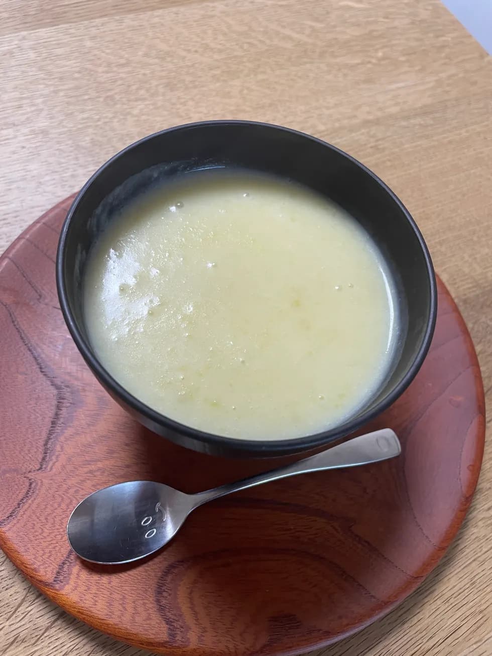 さつまいもと玉ねぎの豆乳スープ