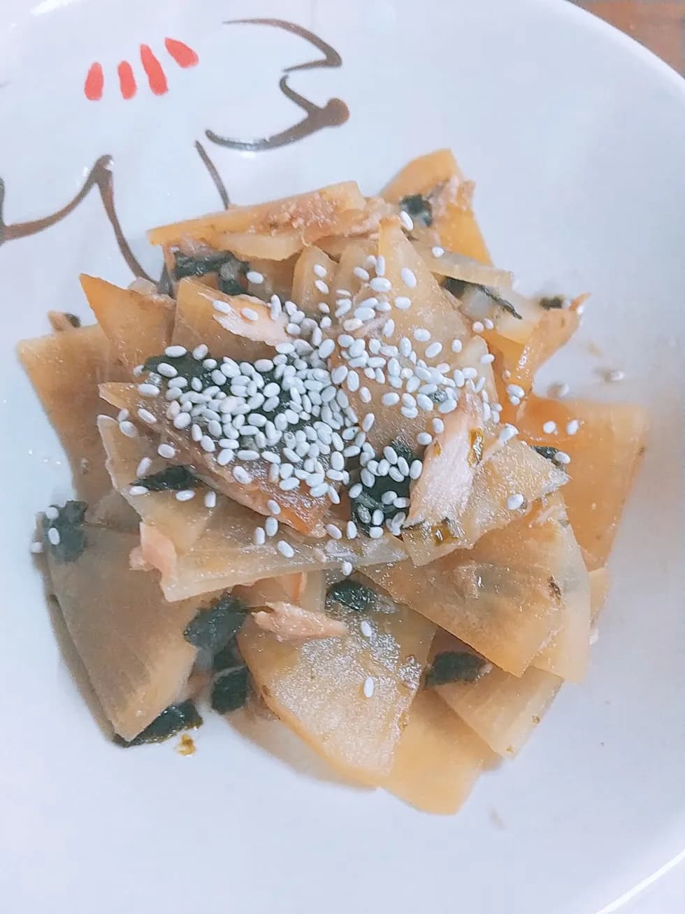 海苔香る♪大根とツナの旨煮