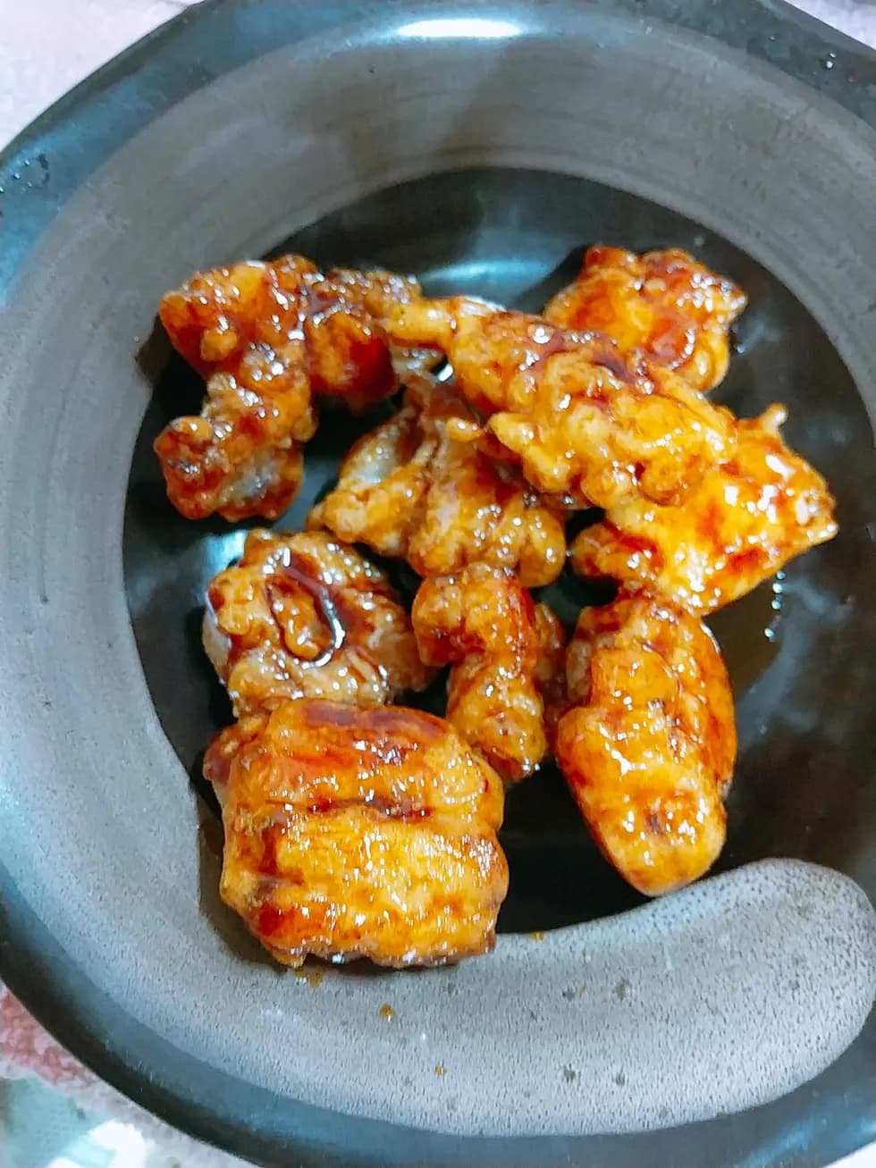 タラの天ぷら甘酢タレ