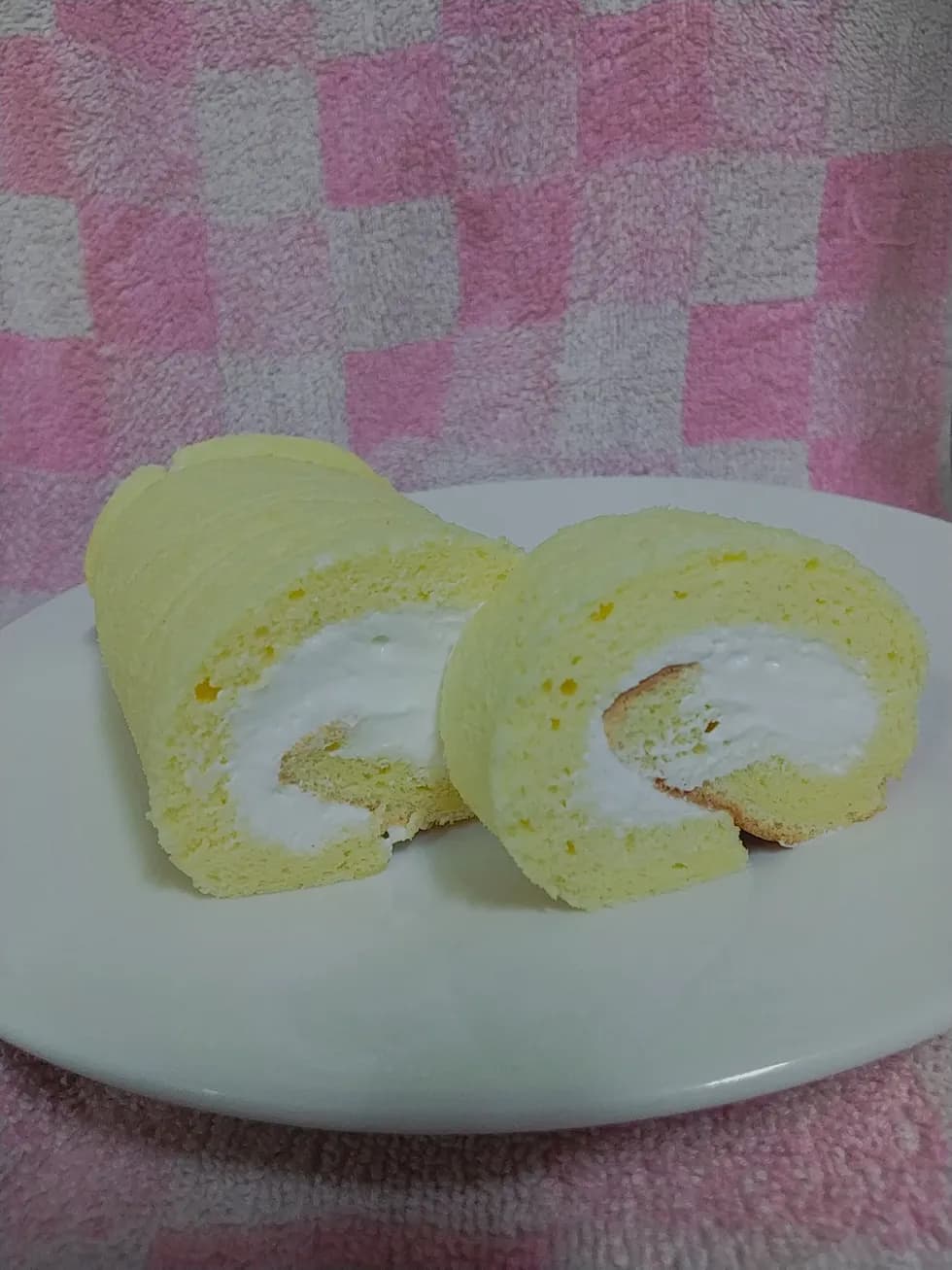 米粉でふわふわ♡ロールケーキ