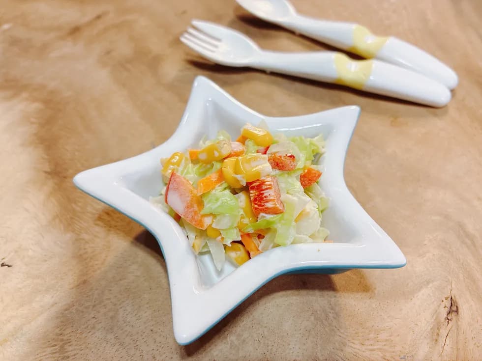 彩り楽しいカラフルコールスロー