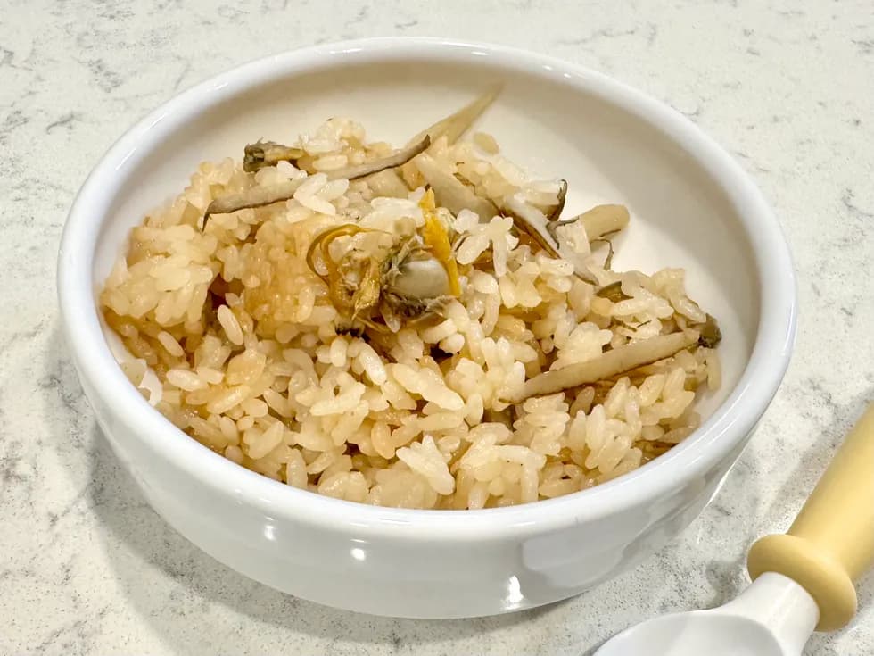 だし香る♪あさりとごぼうの炊き込みご飯