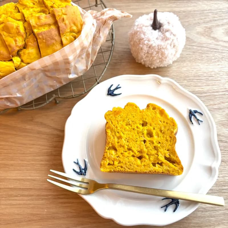 かぼちゃの米粉パウンドケーキ