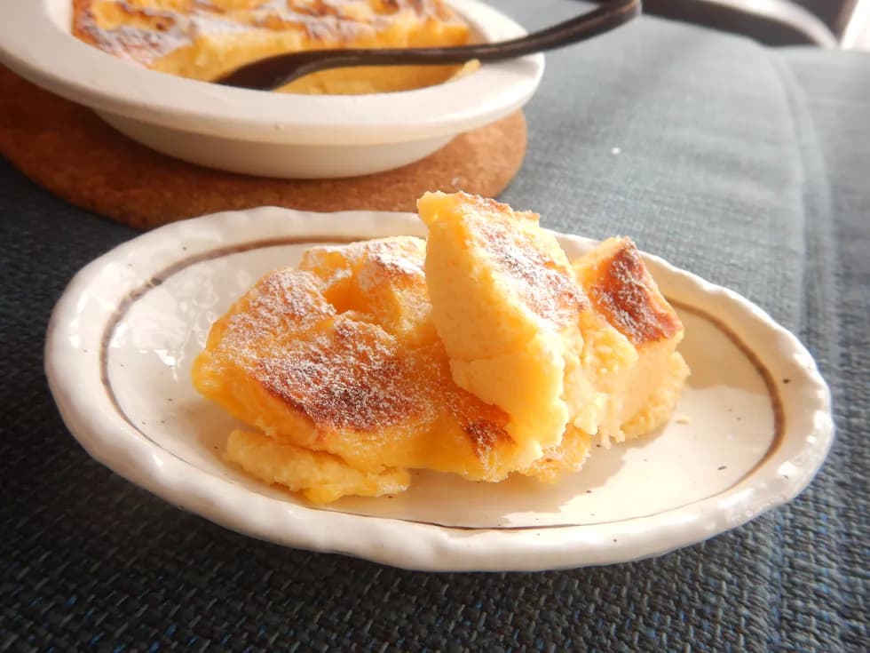 \トースターで焼くだけ簡単!/パンプディング