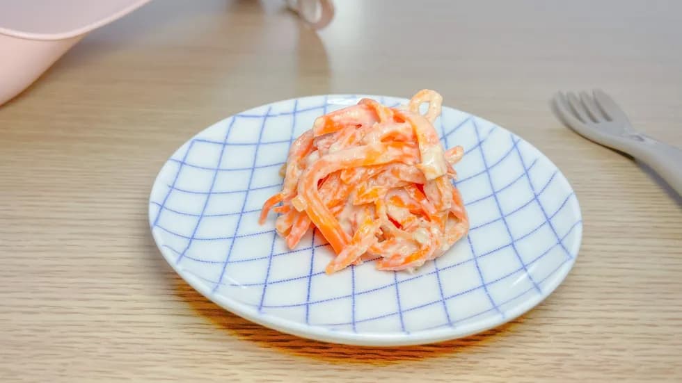 \レンジで簡単下ごしらえ♩/ にんじんの白和え