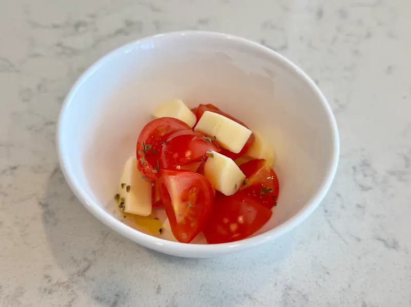 簡単カプレーゼ風