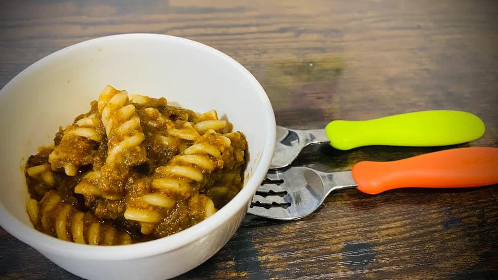 余った野菜なんでも!ショートパスタ