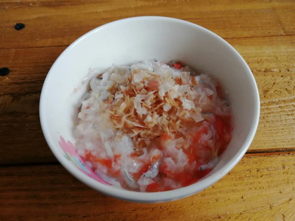 トマトしらすがゆ