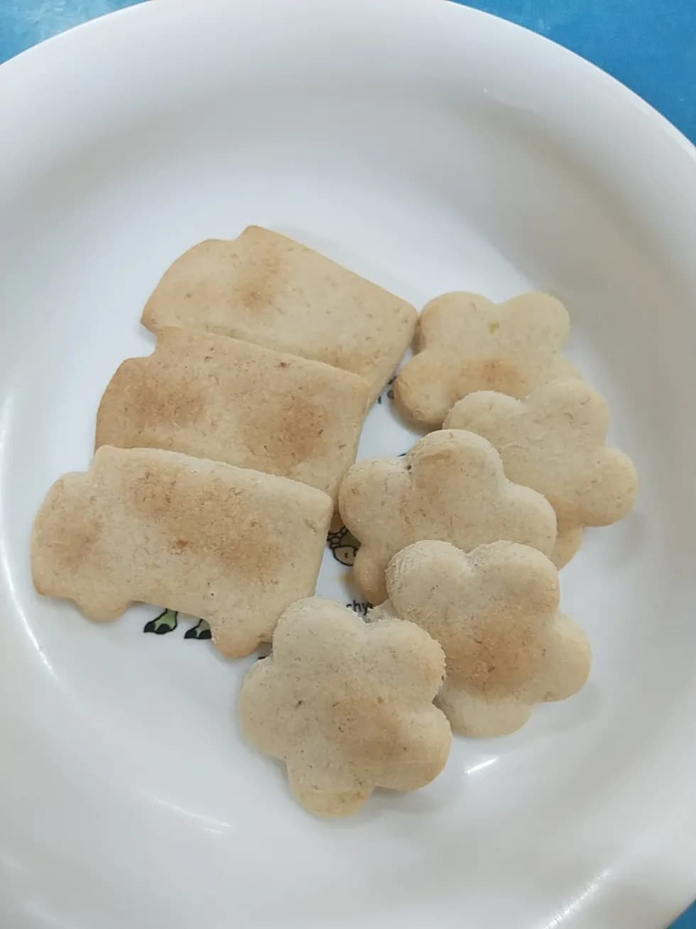 絹豆腐とバナナのノンオイル米粉クッキー