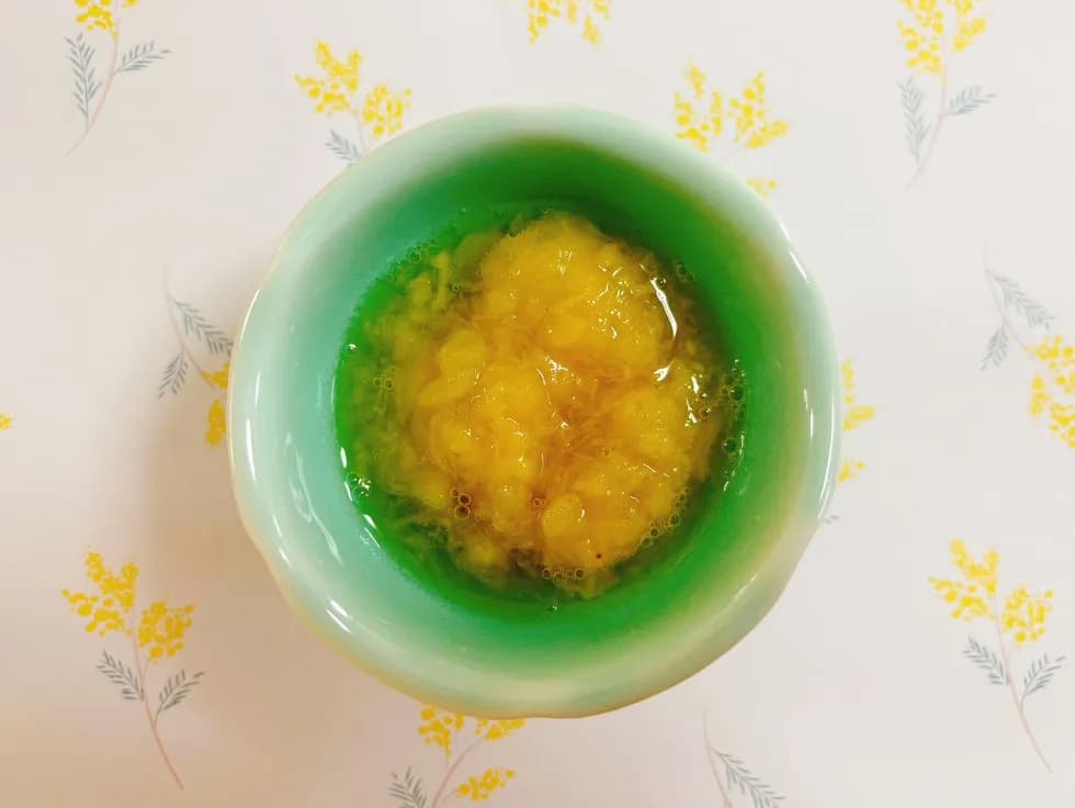 バナナのオレンジ煮