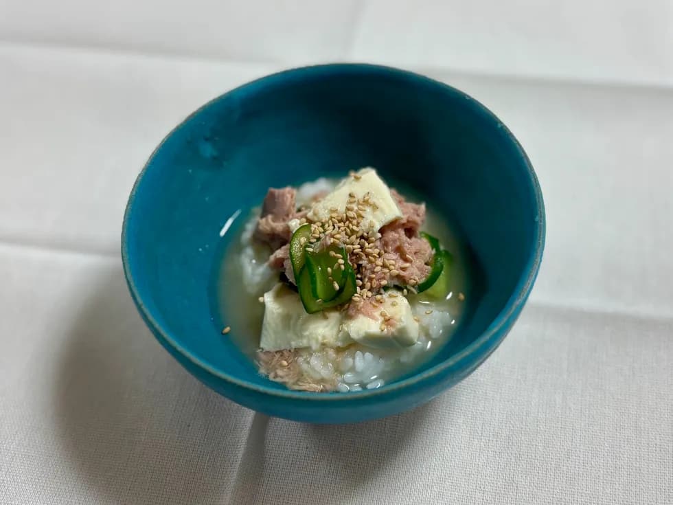 【便秘のときに】ツナの冷や汁