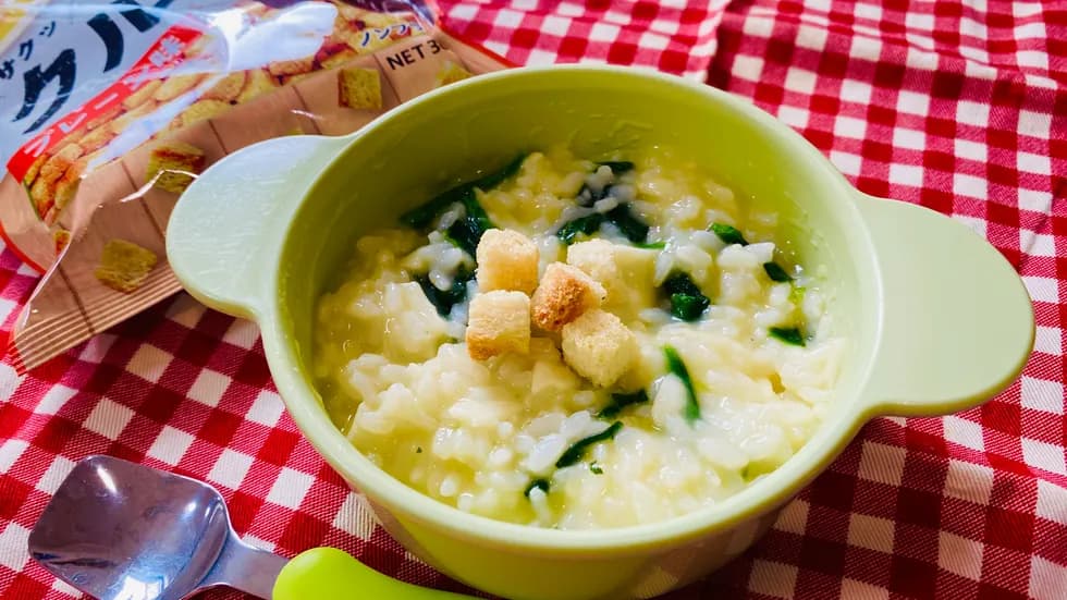 子供と作る!コンポタチーズご飯