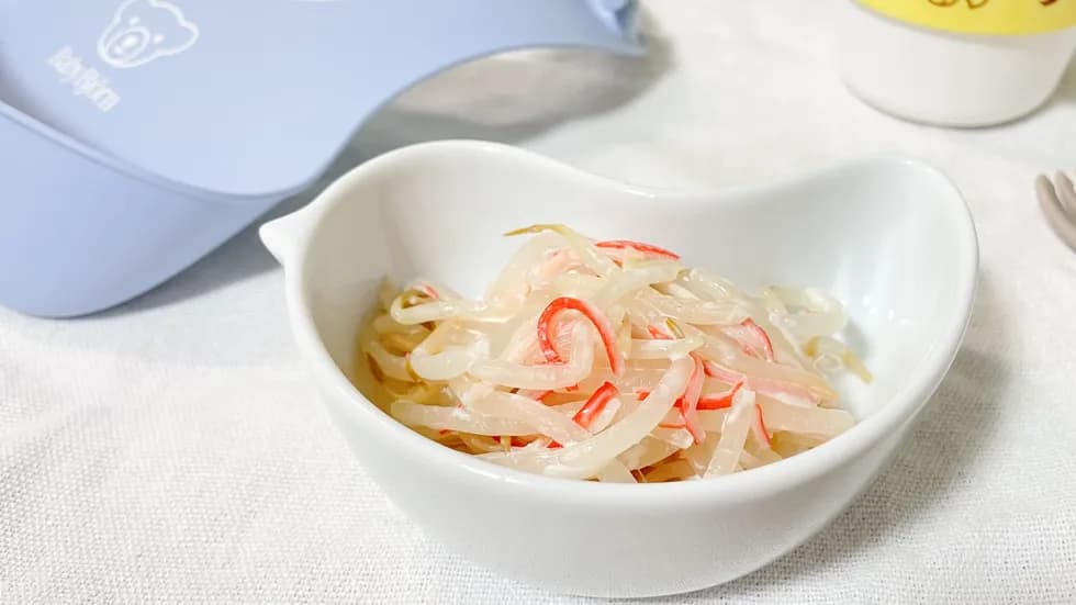 \シャキシャキおいしい/もやしとカニカマのマヨサラダ