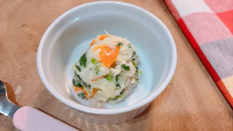 苦手克服★ほうれん草のポテトサラダ