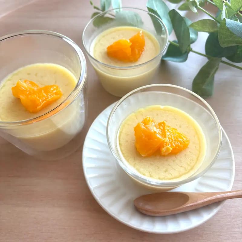 豆乳みかんババロア