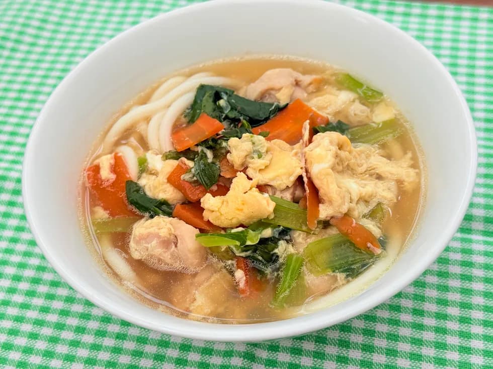 焼き鳥かきたまうどん