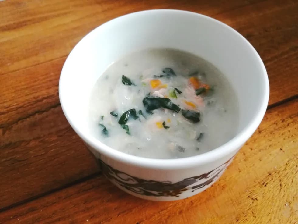 鮭とほうれん草シチュー