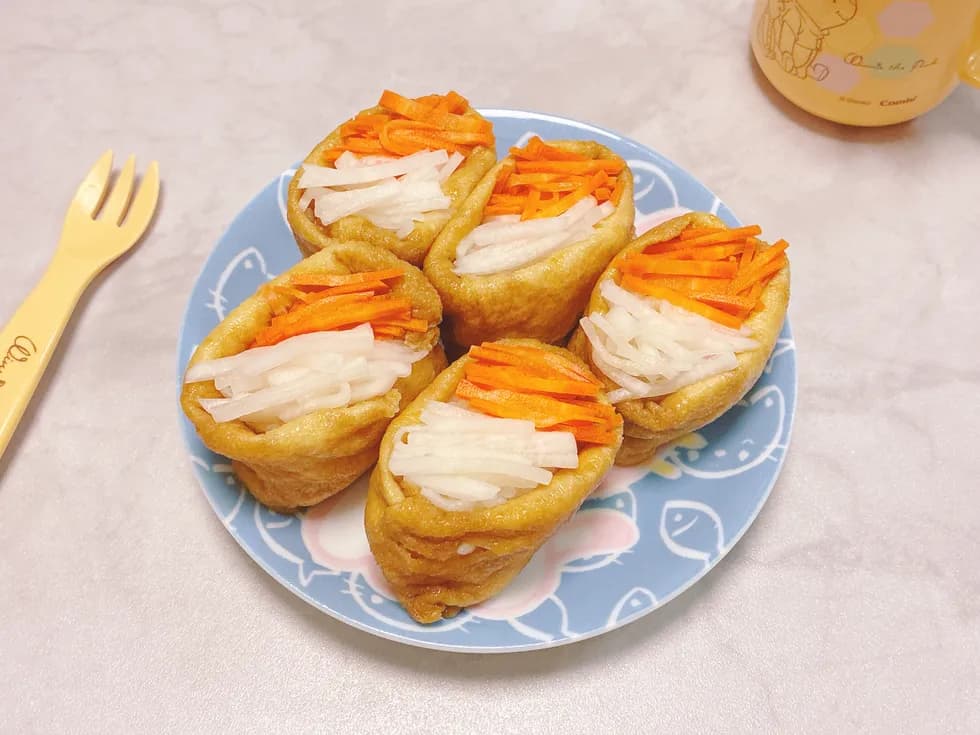 紅白なますで簡単いなりずし