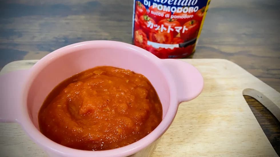 材料2つ!トマトりんご煮