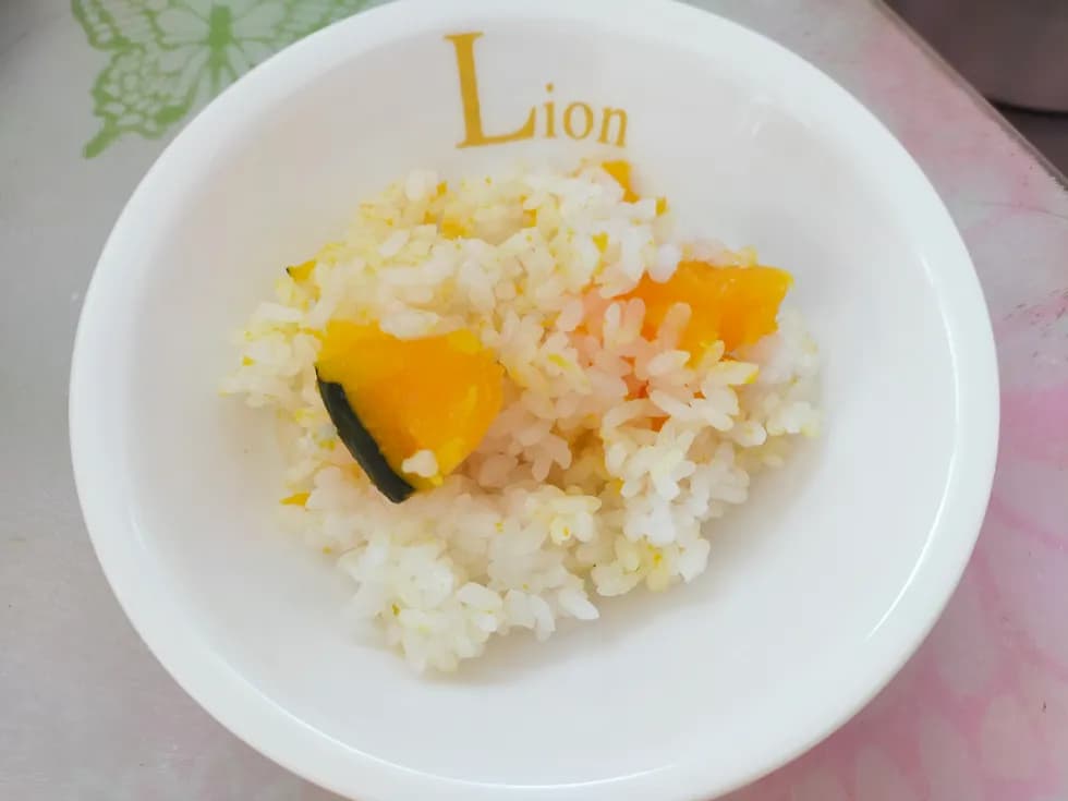 超カンタン!かぼちゃごはん