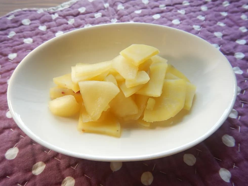 さつま芋とリンゴの重ね煮