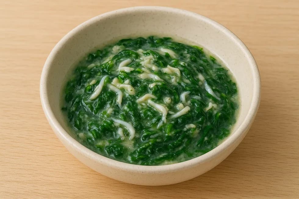 しらすとほうれん草のとろとろ煮