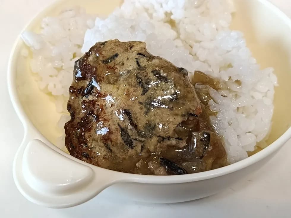 豆腐ハンバーグ・野菜とひじき入り
