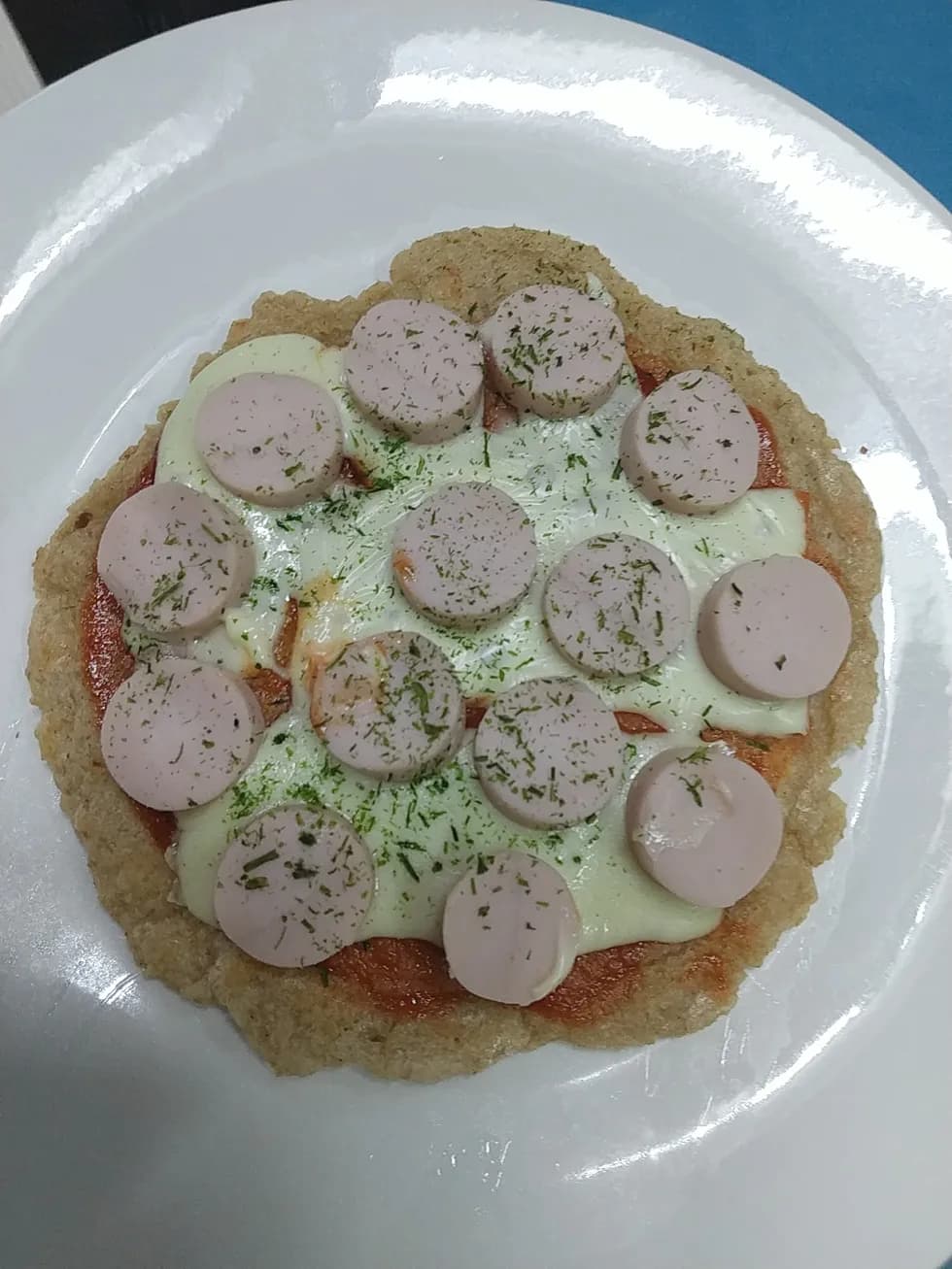 フライパンで簡単☆オートミールピザ