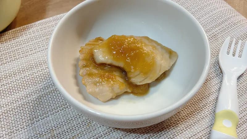 マグロソテー玉ねぎガーリックソース